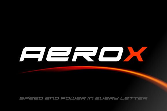 Aerox: The Dynamic Typeface for Bold Small Business Branding