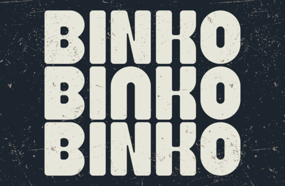 Binko: A Retro Display Font for Bold Brand Identity