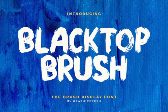 Blacktop Font Review: A Bold Display Typeface for Urban Branding