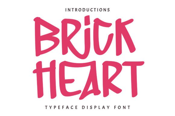 Brick Heart: The Creative Font That Elevates Small Business Branding
