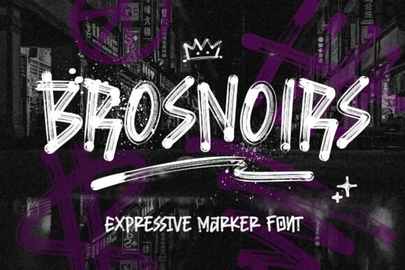 Brosnoirs: A Bold Display Typeface for Editorial Impact