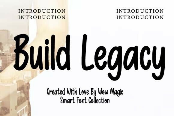Build Legacy: A Vintage Display Typeface for Authentic Web Design