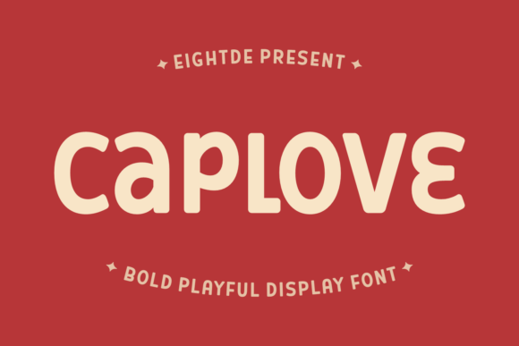Caplove: The Bold Playful Display Font for Modern Branding