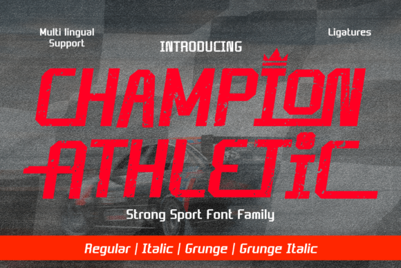 Champion Athletic: The Premium Display Font for High-Energy Campaigns