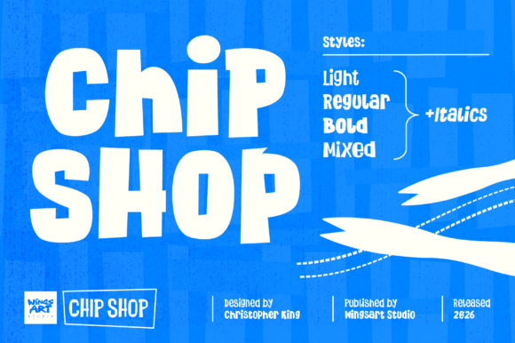 Chip Shop: The British Comedy Display Font for Scroll-Stopping Campaigns
