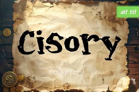 Cisory: A Rugged Display Typeface for Digital Storytelling