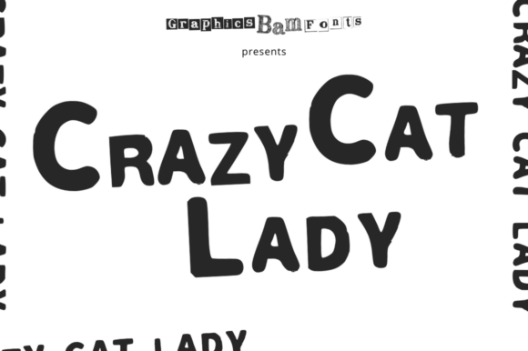 Crazy Cat Lady: The Perfect Display Font for Handmade Creators