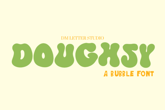 Doughsy: The Playful Display Font That Transforms Small Business Branding