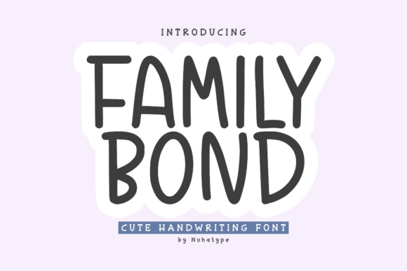 Family Bond: The Premium Display Typeface for Warm Campaigns