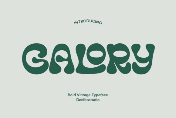Galory: The Retro Display Typeface That Transformed My Brand