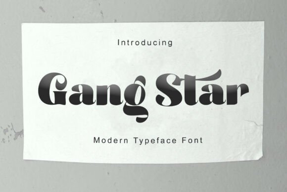 Gang Star: The Bold Display Typeface for Modern Web Design