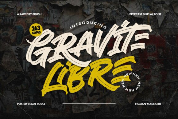Gravité Libre: The Premium Display Font for High-Impact Campaigns