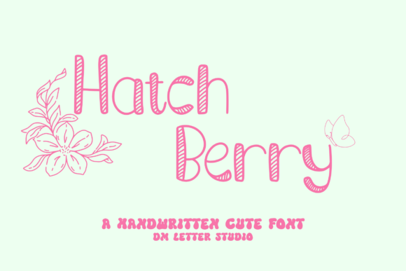 Hatch Berry: A Playful Handwritten Typeface for Modern Web Design
