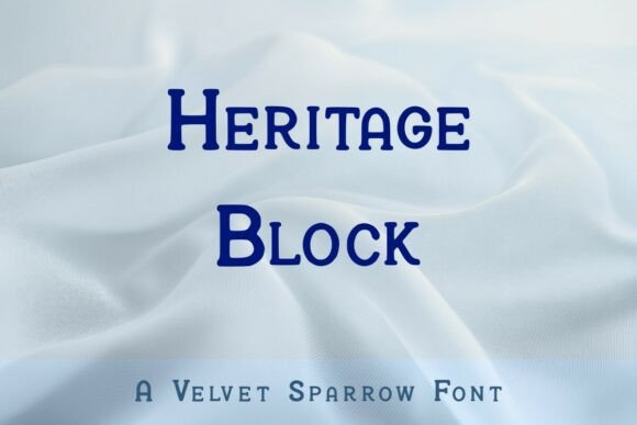 Heritage Block: The Casual Display Typeface for Modern Campaigns