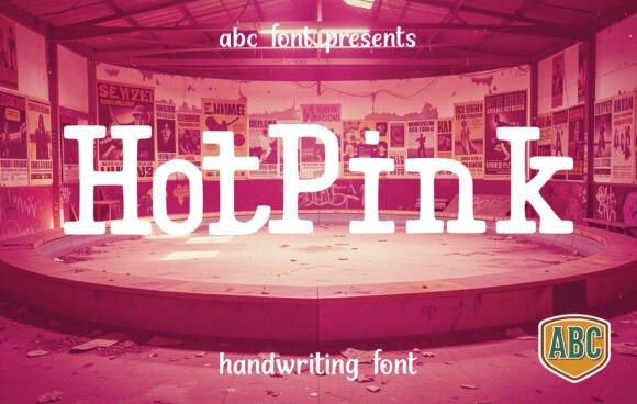 Hotpink: The Bold Display Typeface for High-Impact Branding
