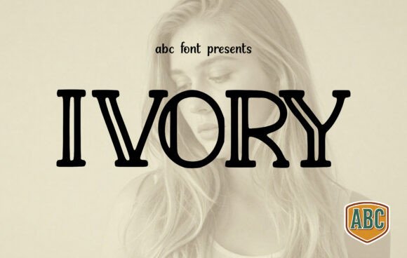 Ivory: The Premium Display Font for Luxury Craft Projects