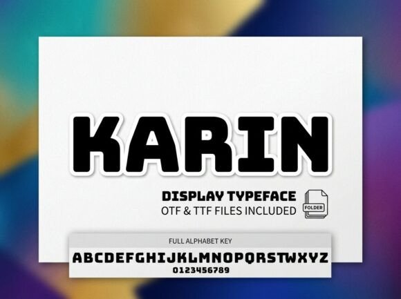 Karin: The Premium Display Typeface That Commands Attention