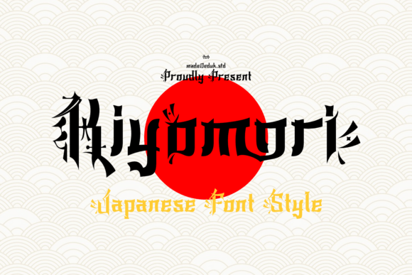 Kiyomori: A Samurai-Inspired Display Font for Handmade Brands