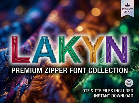 Lakyn: A Display Typeface for Editorial Design and Brand Identity