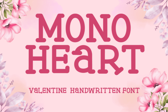Monoheart: A Playful Display Typeface for Digital Branding