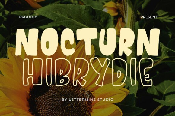 Nocturn Hibrydie: A Bold Display Typeface for Modern Web Design