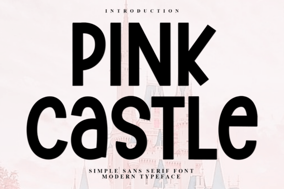 Pink Castle: A Festive Display Font for Holiday Branding