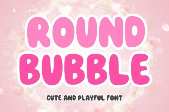 Round Bubble: A Playful Display Font for Bold Brand Identity