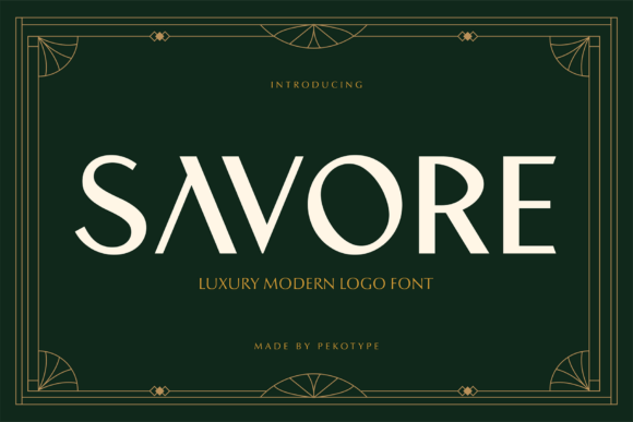 Savore: A Designer's Verdict on This Bold Display Typeface
